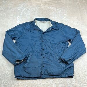 Vintage Classic Blue Windbreaker Lightweight Jacket